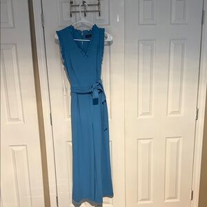Andrew Marc Sky Blue Maxi Dress